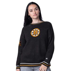 Bruins Ladies Starter Intarsia Sweater